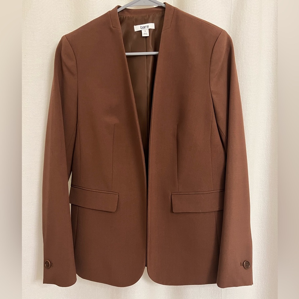 Bar III Chocolate Brown Blazer